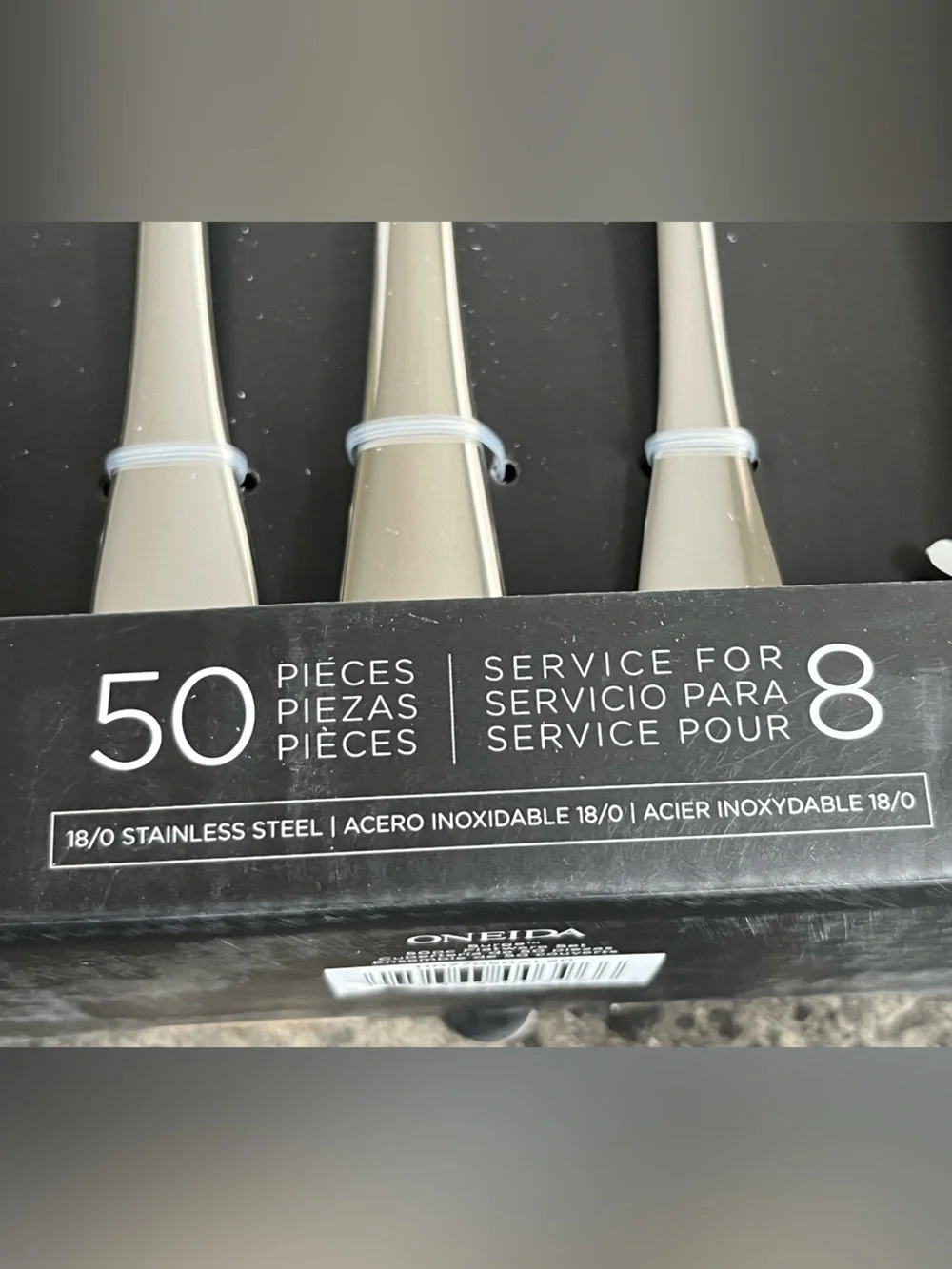 ONEIDA Surge 50-Piece Flatware Set  Stainless Steel Scandinavian Style